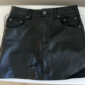 Carmar Leather Skirt Size Small